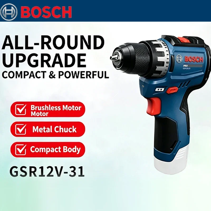 Power Tools Manual - Bosch GSR 12V-31 Brushless Electric Drill