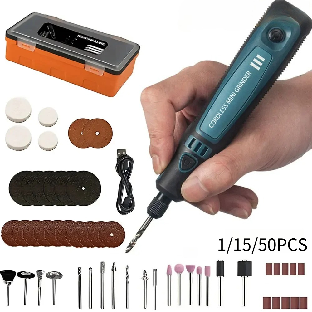 Power Tools List - USB Cordless Electric Grinder Portable Carving