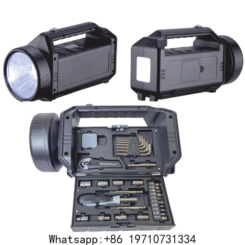 Kit Power Tools - 2-in-1 Camping Lantern & Tool Set