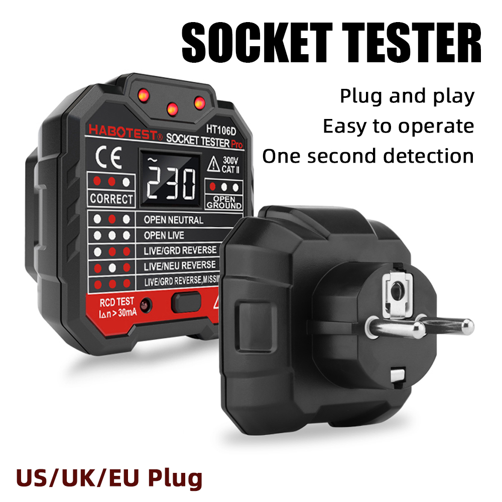 Outlet Tester Voltage Detector - Power Tools Uk Review 评论和价格