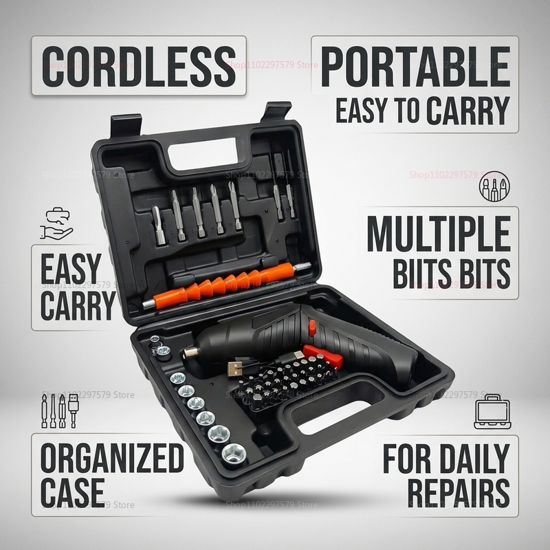 47Pcs Rechargeable Electric Sc - Power Tools List 评论和价格