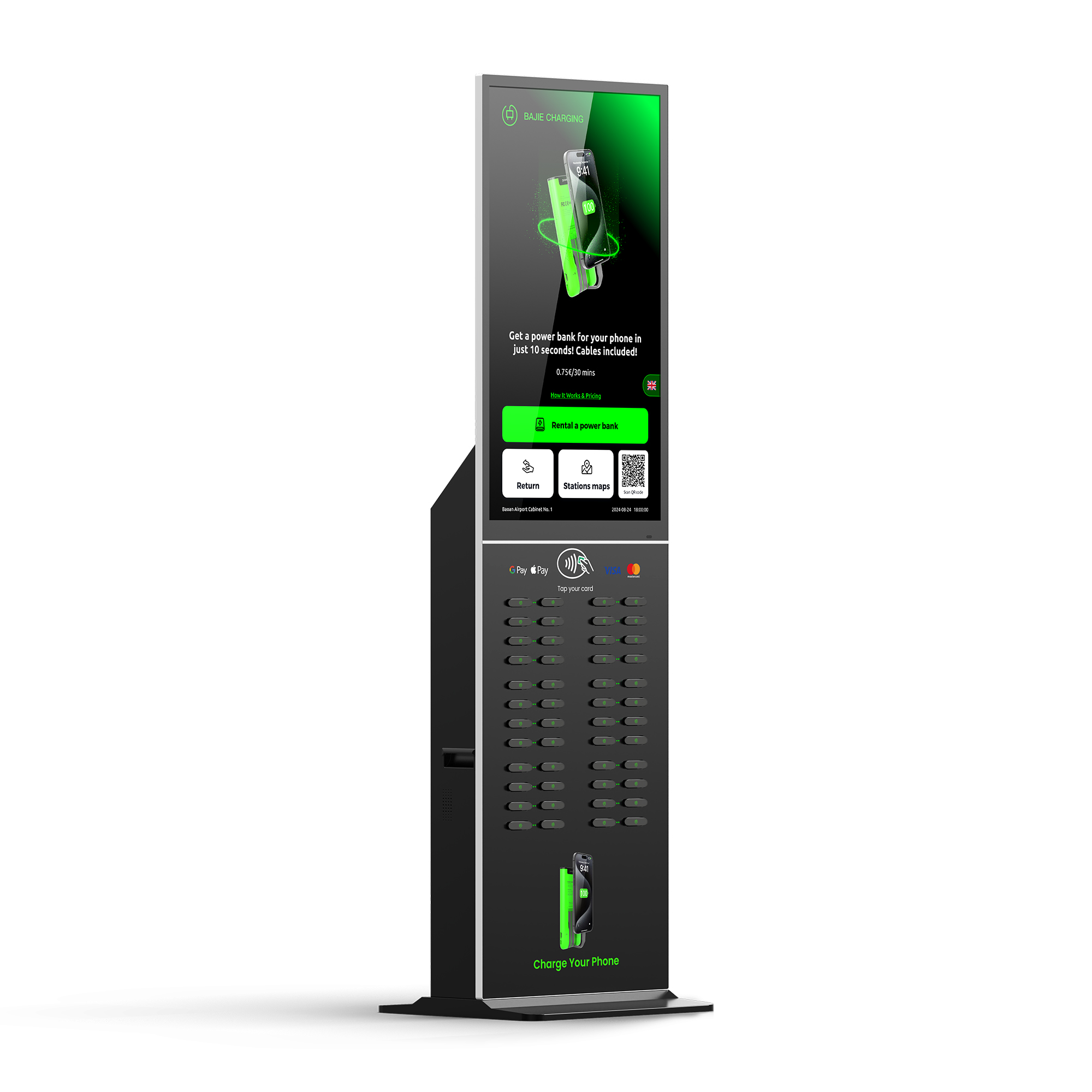 48 Slots 43-Inch Touchscreen 6 - Power Tools Rental 评论和价格
