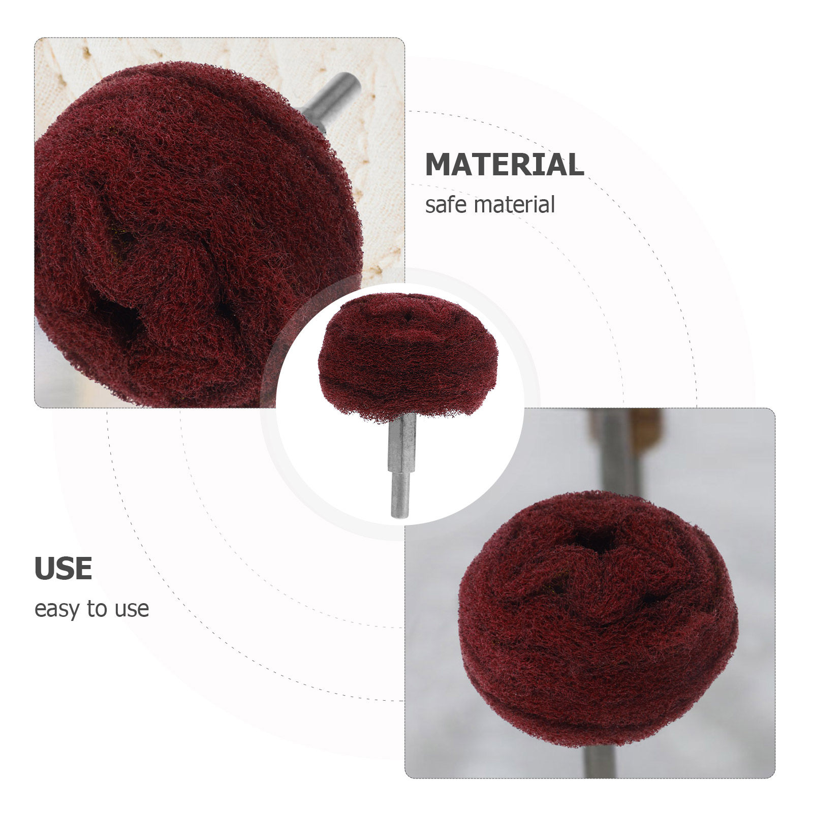 2Pcs Polishing Wheel Set Abras - Kit Power Tools 评论和价格