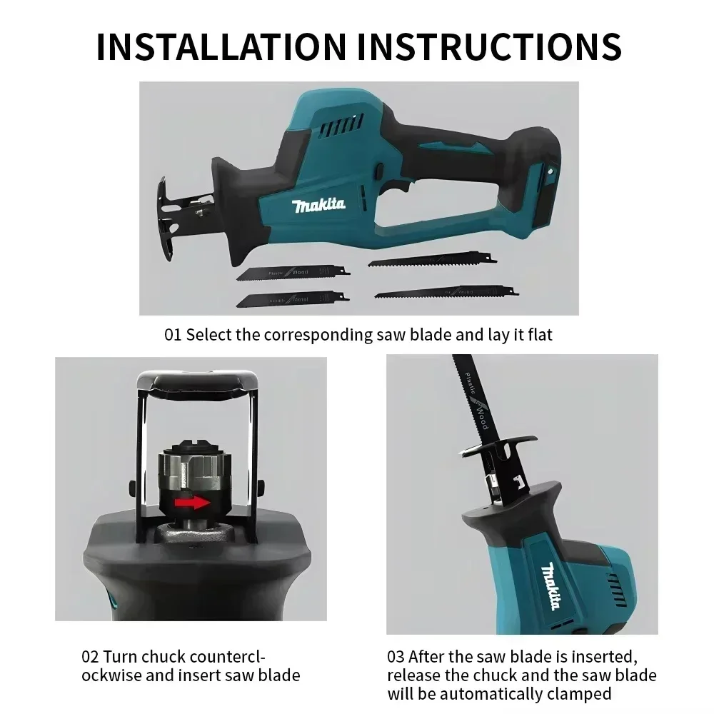 Makita DJR189 18V Cordless Ele - Reciprocating Saw Cordless 评论和价格