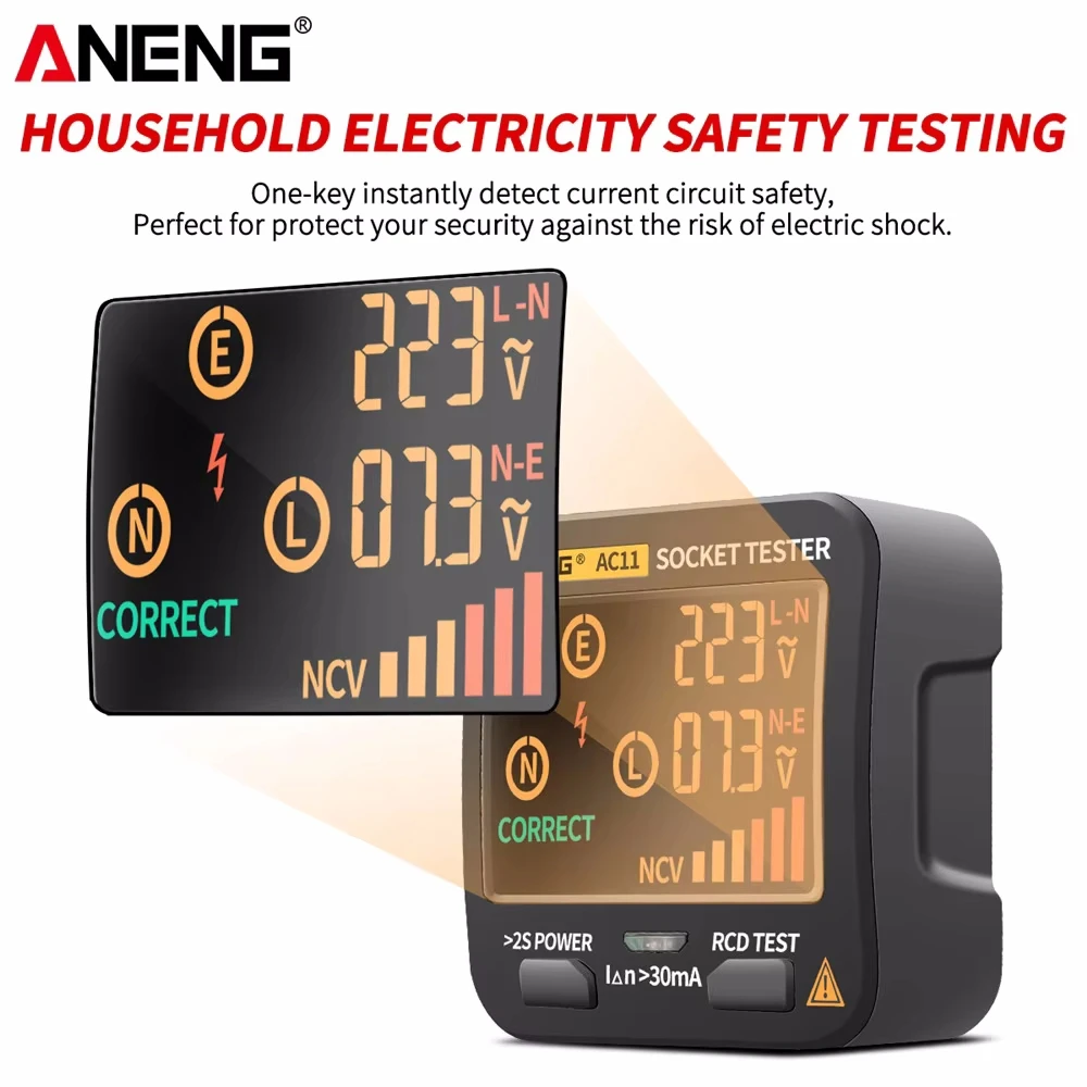 ANENG AC11 Digital Smart Socke - Power Tools Uk Review 评论和价格