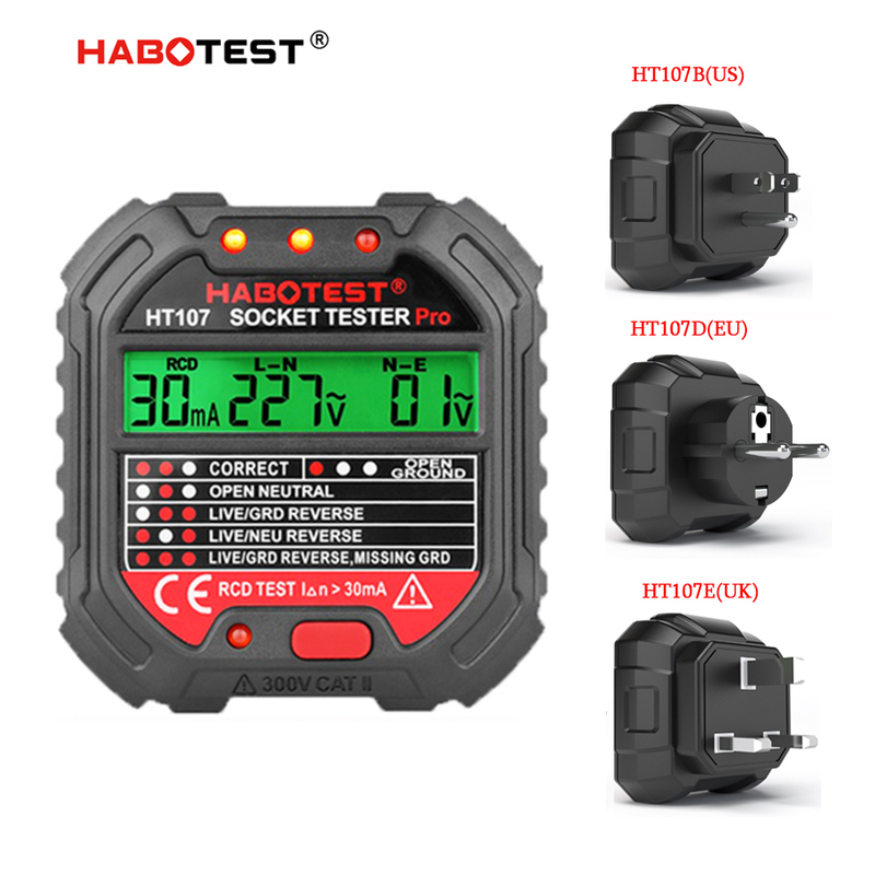 HT107 Digital Socket Tester Pr - Power Tools Uk Review 评论和价格