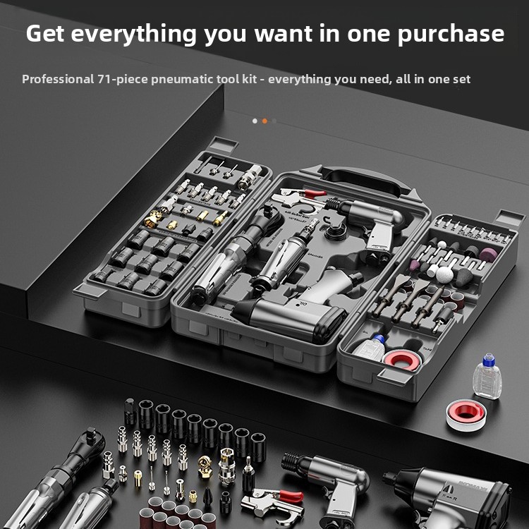 71-Piece Heavy-Duty Pneumatic  - Kit Power Tools 评论和价格