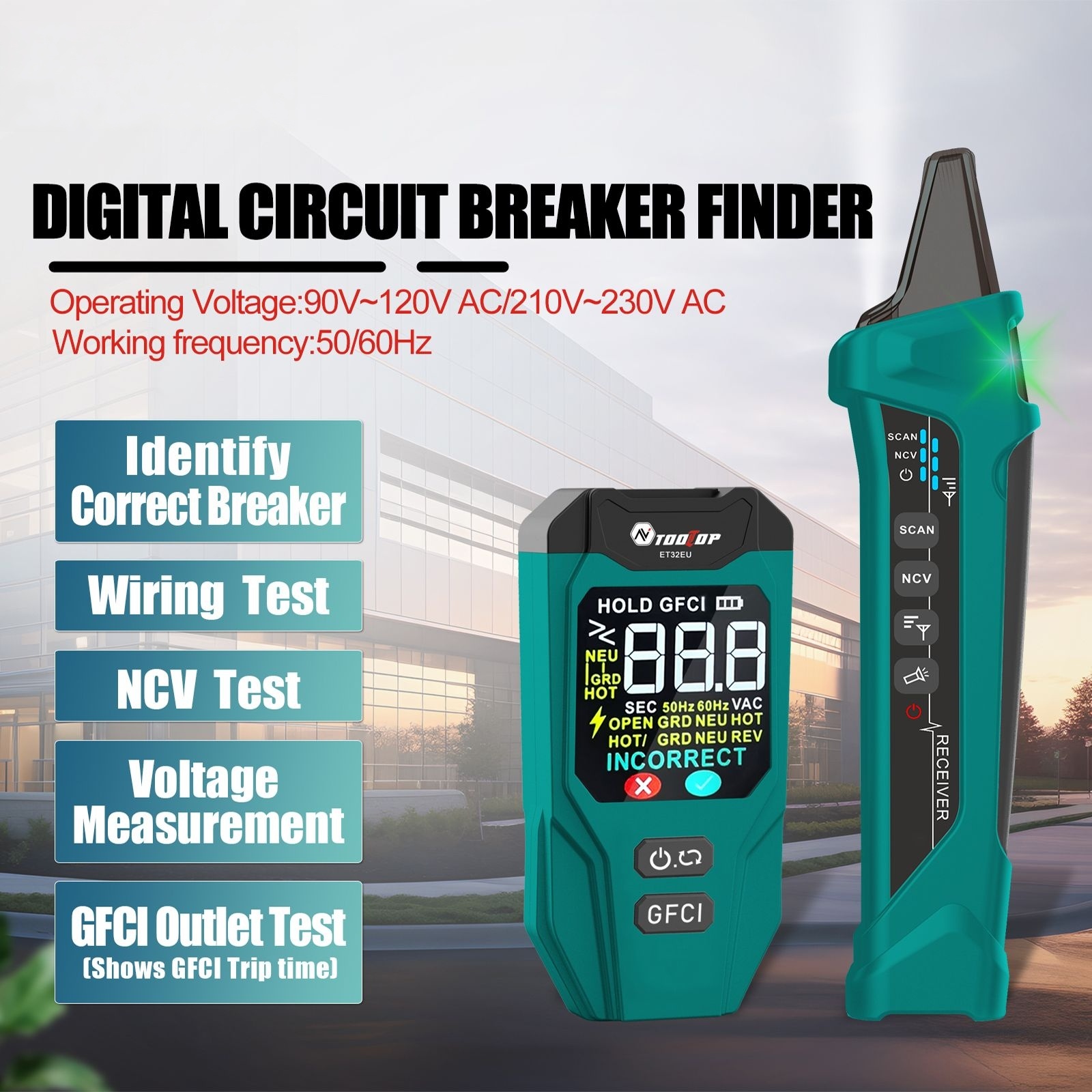 TOOLTOP ET32 Digital Circuit B - Power Tools Uk Review 评论和价格
